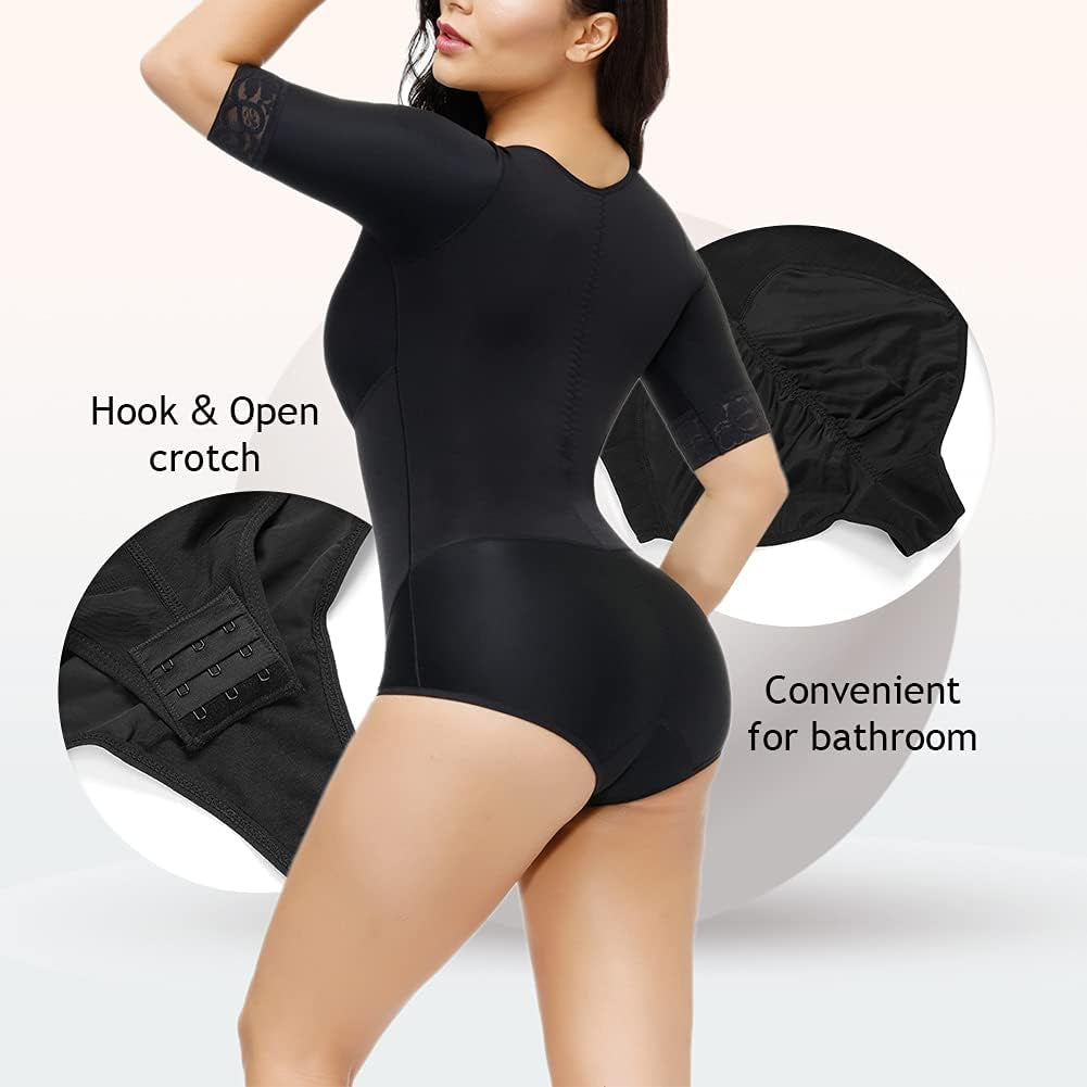 Fajas Colombianas Reductoras Y Moldeadoras Postpartum Shapewear for Women Tummy Control Full Body Shaper with Butt Lifter Waist Trainer Slimming Girdles Compression Garment